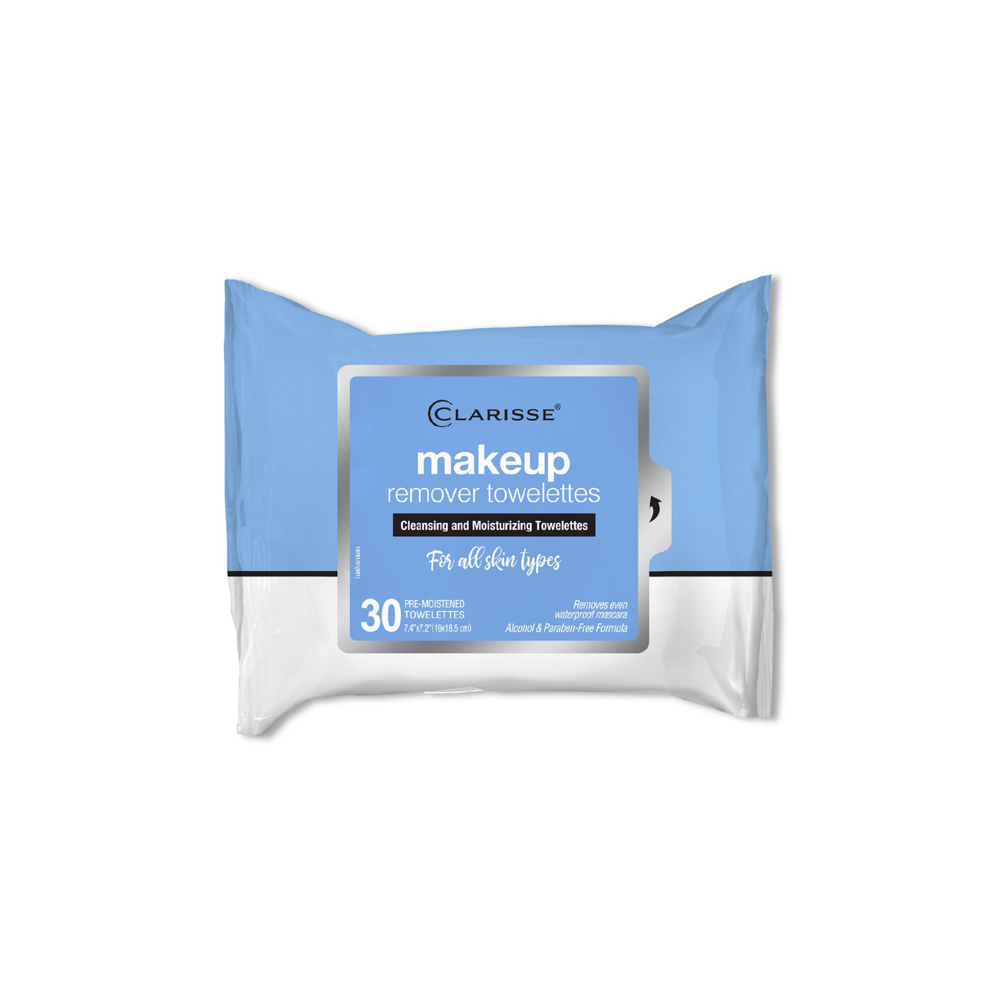 1 pack Clarisse Make-Up Remover, Towelettes