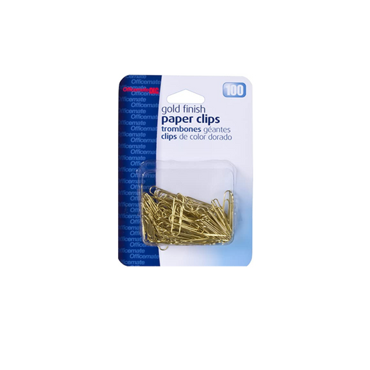 Gold Tone Paper Clips